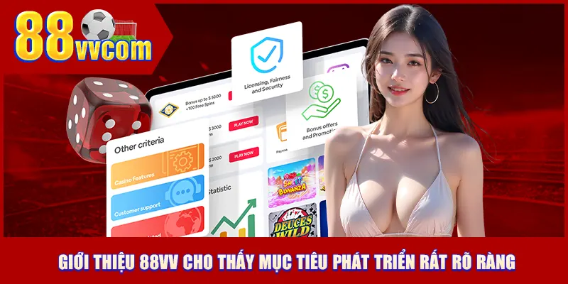 Giới thiệu 88VV cho thấy mục tiêu phát triển rất rõ ràng