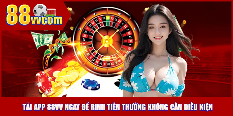 Tải app 88VV ngay để rinh tiền thưởng không cần điều kiện